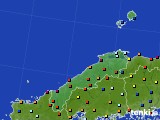 島根県のアメダス実況(日照時間)(2017年03月23日)