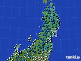 東北地方のアメダス実況(気温)(2017年03月24日)