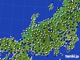 北陸地方のアメダス実況(風向・風速)(2017年03月24日)
