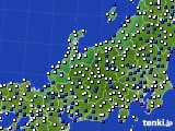 2017年03月24日の北陸地方のアメダス(風向・風速)