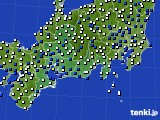 東海地方のアメダス実況(風向・風速)(2017年03月24日)