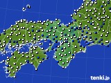 2017年03月24日の近畿地方のアメダス(風向・風速)