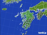 九州地方のアメダス実況(降水量)(2017年03月25日)