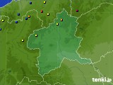 群馬県のアメダス実況(積雪深)(2017年03月25日)