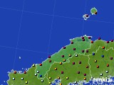 島根県のアメダス実況(日照時間)(2017年03月25日)