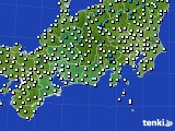 東海地方のアメダス実況(気温)(2017年03月25日)