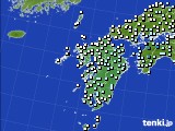 九州地方のアメダス実況(気温)(2017年03月25日)