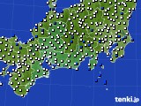 東海地方のアメダス実況(風向・風速)(2017年03月25日)