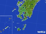 鹿児島県のアメダス実況(日照時間)(2017年03月26日)