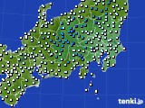 関東・甲信地方のアメダス実況(気温)(2017年03月26日)