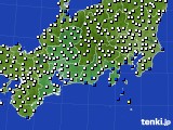 2017年03月26日の東海地方のアメダス(風向・風速)