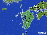 九州地方のアメダス実況(降水量)(2017年03月27日)
