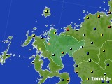 2017年03月27日の佐賀県のアメダス(日照時間)