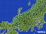 2017年03月28日の北陸地方のアメダス(風向・風速)