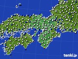 近畿地方のアメダス実況(風向・風速)(2017年03月28日)