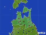 青森県のアメダス実況(日照時間)(2017年03月29日)