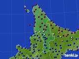 2017年03月30日の道北のアメダス(日照時間)