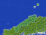 島根県のアメダス実況(降水量)(2017年03月31日)