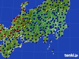 2017年04月01日の関東・甲信地方のアメダス(日照時間)