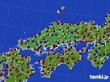 中国地方のアメダス実況(日照時間)(2017年04月01日)