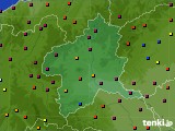 群馬県のアメダス実況(日照時間)(2017年04月02日)