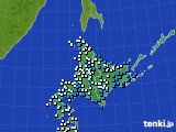 北海道地方のアメダス実況(気温)(2017年04月02日)
