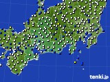 2017年04月03日の東海地方のアメダス(風向・風速)