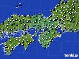 2017年04月03日の近畿地方のアメダス(風向・風速)