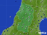 山形県のアメダス実況(風向・風速)(2017年04月03日)