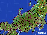 2017年04月04日の北陸地方のアメダス(日照時間)