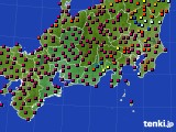 東海地方のアメダス実況(日照時間)(2017年04月04日)