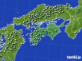 四国地方のアメダス実況(降水量)(2017年04月06日)