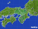 近畿地方のアメダス実況(降水量)(2017年04月07日)