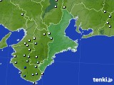 三重県のアメダス実況(降水量)(2017年04月07日)