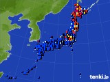 アメダス実況(日照時間)(2017年04月07日)