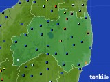 福島県のアメダス実況(日照時間)(2017年04月07日)