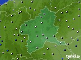 2017年04月07日の群馬県のアメダス(風向・風速)