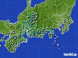 2017年04月08日の東海地方のアメダス(降水量)