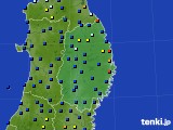 岩手県のアメダス実況(日照時間)(2017年04月08日)