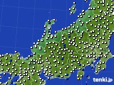北陸地方のアメダス実況(風向・風速)(2017年04月08日)