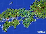 近畿地方のアメダス実況(日照時間)(2017年04月09日)