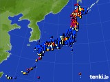 2017年04月09日のアメダス(日照時間)