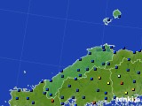 島根県のアメダス実況(日照時間)(2017年04月09日)