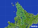 道北のアメダス実況(風向・風速)(2017年04月09日)