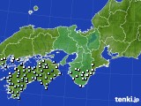 近畿地方のアメダス実況(降水量)(2017年04月10日)
