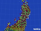 東北地方のアメダス実況(日照時間)(2017年04月10日)