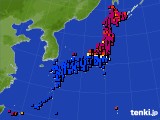 アメダス実況(日照時間)(2017年04月10日)