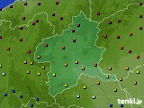 群馬県のアメダス実況(日照時間)(2017年04月10日)