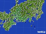 2017年04月10日の東海地方のアメダス(風向・風速)