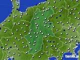 長野県のアメダス実況(風向・風速)(2017年04月10日)